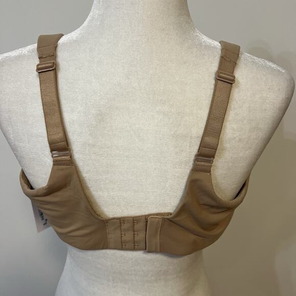 Ambrielle Bra Womens 40DD Super Soft Unlined Full Coverage Underwire Pecan Prali - Picture 4 of 8